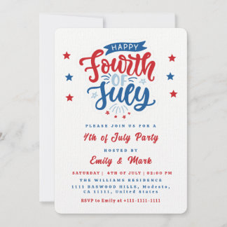 GOD BLESS AMERICA INVITATION