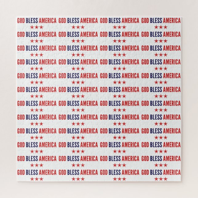 God Bless America Jigsaw Puzzle (Vertical)