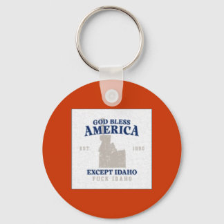 God bless america keychain` key ring
