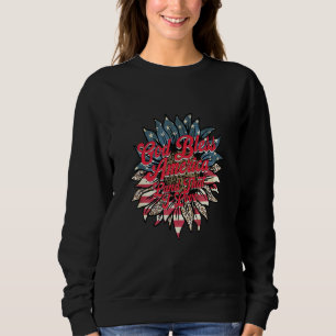 God Bless America Land That I Love Sunflower 4th O Sweatshirt