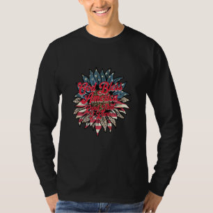 God Bless America Land That I Love Sunflower 4th O T-Shirt