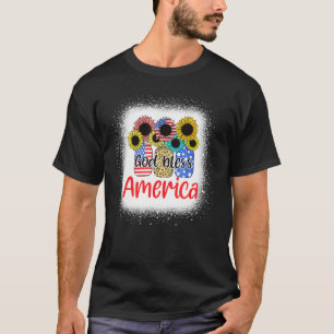 God Bless America Mason Jar 4th Of July Christian T-Shirt