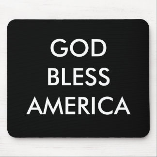 GOD BLESS AMERICA MOUSE MAT