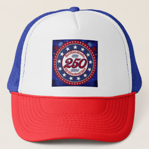 God Bless America My Home Sweet Home Graphic RWB Trucker Hat