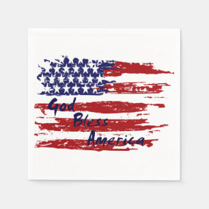 God bless America Napkin