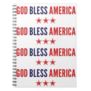 God Bless America Notebook