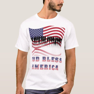 God Bless America" Patriotic T-Shirt