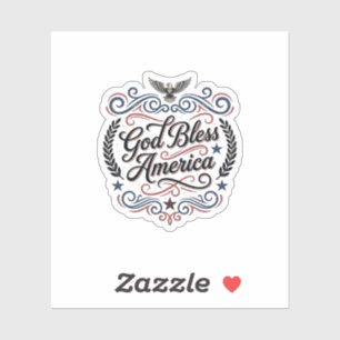 God Bless America Patriotic Vintage Eagle T-Shirt