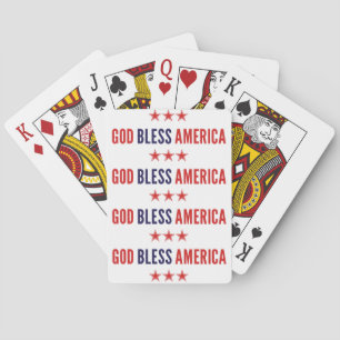God Bless America Playing Cards