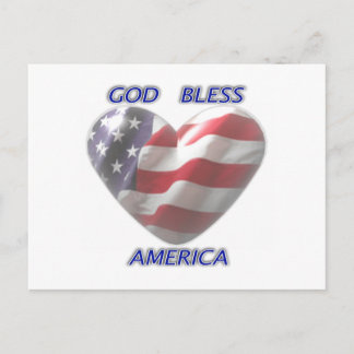 God Bless America Postcards