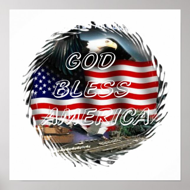 God bless america poster (Front)