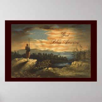 GOD BLESS AMERICA POSTER