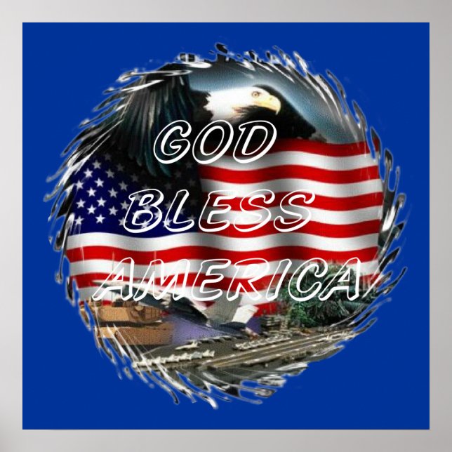 God bless america poster (Front)