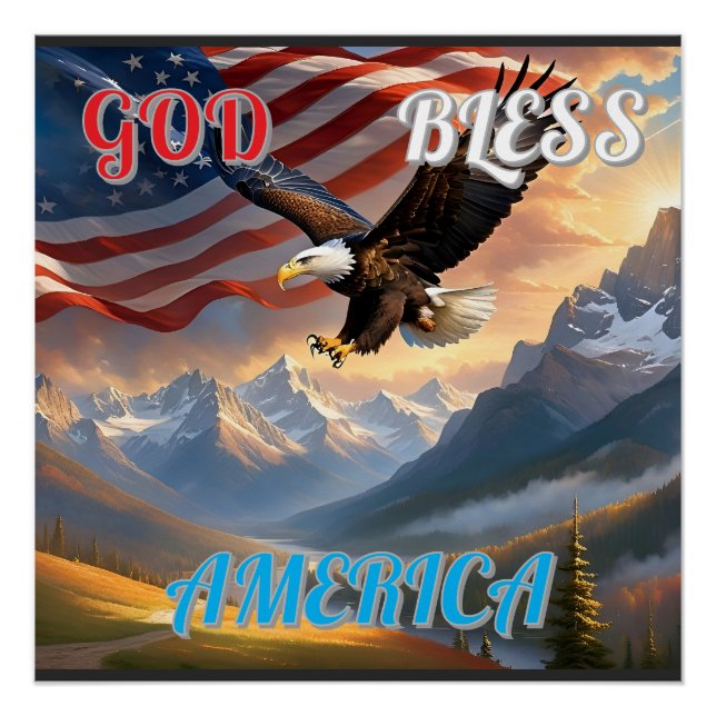 GOD BLESS AMERICA POSTER (Front)