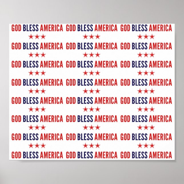 God Bless America Poster (Front)
