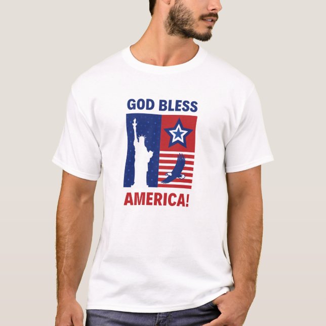 God Bless America T-Shirt (Front)