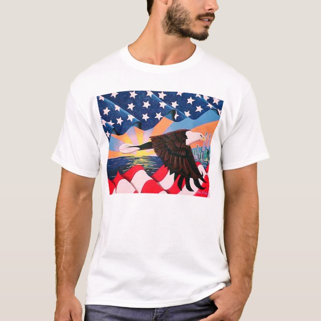 GOD BLESS AMERICA T-Shirt (Front)