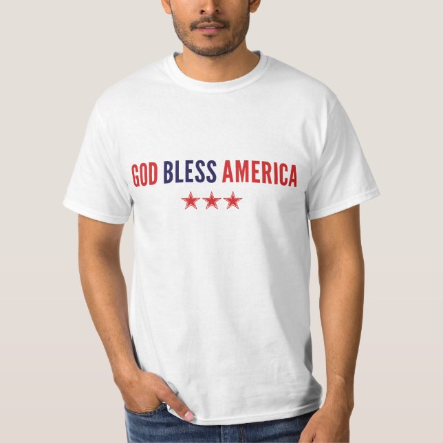 God Bless America T-Shirt (Front)