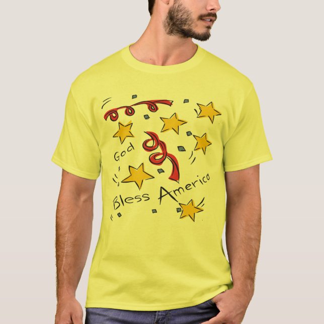 God Bless America T-shirts (Front)