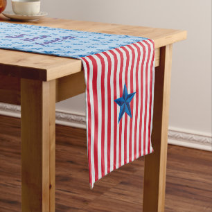God Bless America Table Runner
