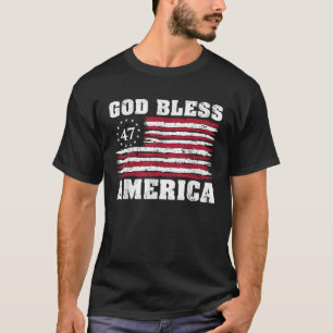 God Bless America The USA Trump T-Shirt