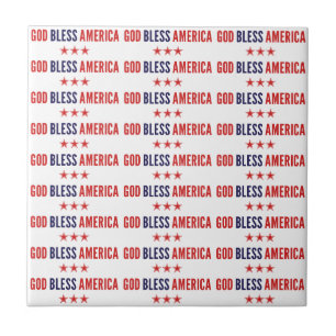 God Bless America Tile