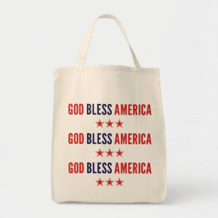 God Bless America Tote Bag