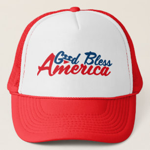 God bless America Trucker Hat