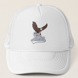 God Bless America Trucker Hat