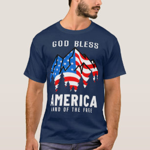 God bless America USA Christian Patriot Premium T-Shirt