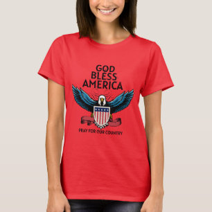 God Bless America Women's   T-Shirt