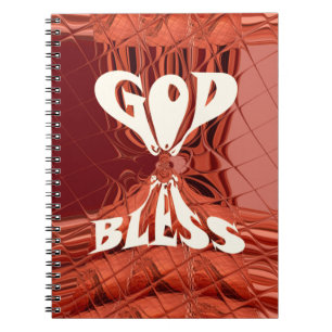 God Bless Art Print Notebook