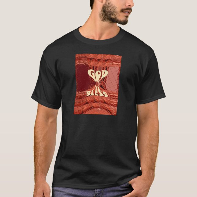 God Bless Art Print T-Shirt (Front)