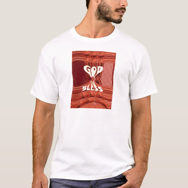 God Bless Art Print T-Shirt (Front)