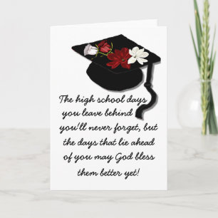 God Bless Graduation Greeting Card