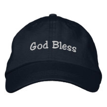 God Bless Hat - Blue