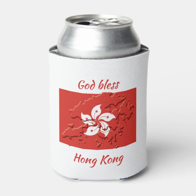 GOD BLESS HONG KONG CAN COOLER (Can Front)