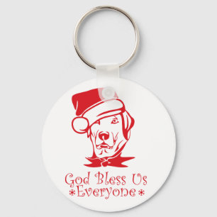 God bless key ring