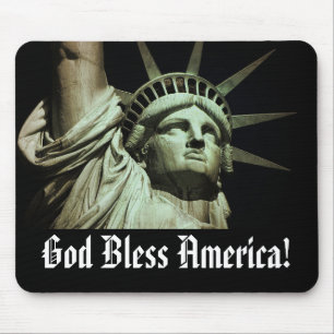 God Bless Liberty Mouse Mat