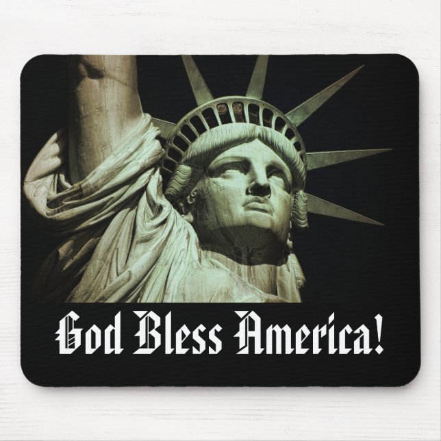 God Bless Liberty Mouse Mat (Front)