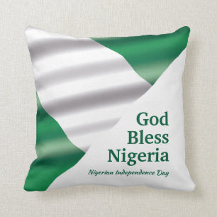 GOD BLESS NIGERIA Custom Scripture Cushion