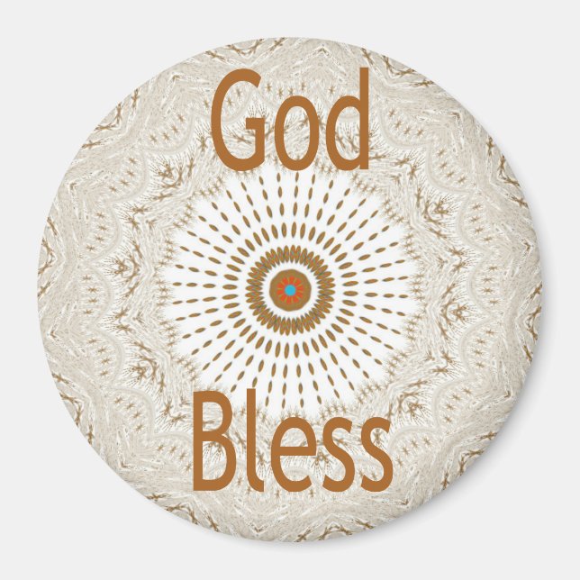 God Bless Our Home Fridge Magnets (Front)