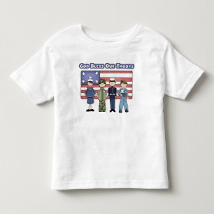 God Bless Our Troops - Toddler T-Shirt