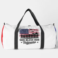 God Bless Our Veterans American Flag