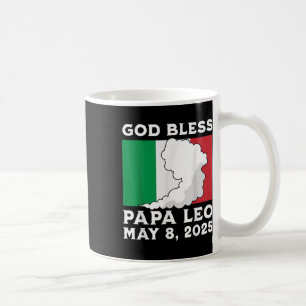 God Bless Papa Leo Italian Pope Leo 2025 Coffee Mug