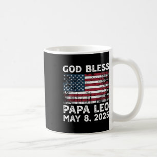 God Bless Papa Leo Us New Pope Leo American Pope Coffee Mug