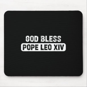God Bless Pope Leo Us Pope Leo Xiv Mouse Mat