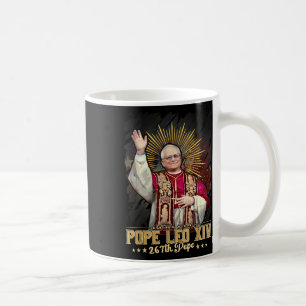 God Bless Pope Leo Xiv Catholic Coffee Mug