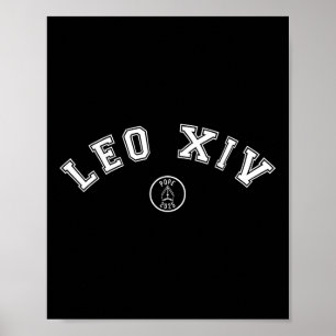 God Bless Pope Leo Xiv Chicago America T-shirt.png Poster
