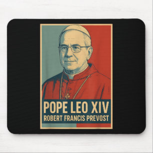 God Bless Pope Leo Xiv Mouse Mat